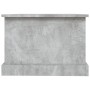 Tavolino Salotto Grigio Cemento 90x50x35 cm Legno Multistrato