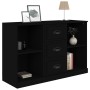 Credenza Nera 104,5x35,5x67,5 cm in Legno Multistrato