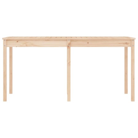 Tavolo da Giardino 159,5x82,5x76 cm in Legno Massello di Pino