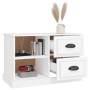 Mobile Porta TV Bianco 73x35,5x47,5 cm in Legno Multistrato