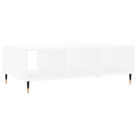 Tavolino da Salotto Bianco 104x60x35 cm in Legno Multistrato