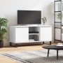 Mobile Porta TV Bianco 104x35x50 cm in Legno Multistrato