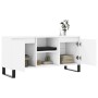 Mobile Porta TV Bianco 104x35x50 cm in Legno Multistrato