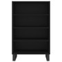 Credenza Nera 57x35x90 cm in Legno Multistrato