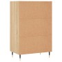 Credenza Rovere Sonoma 57x35x90 cm in Legno Multistrato