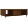 Tavolino Salotto Rovere Marrone 104x60x35 cm Legno Multistrato