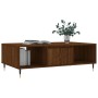 Tavolino Salotto Rovere Marrone 104x60x35 cm Legno Multistrato