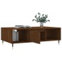 Tavolino Salotto Rovere Marrone 104x60x35 cm Legno Multistrato