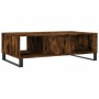 Tavolino da Salotto Rovere Fumo 104x60x35 cm Legno Multistrato