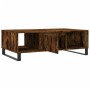 Tavolino da Salotto Rovere Fumo 104x60x35 cm Legno Multistrato