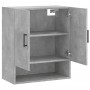 Armadietto a Muro Grigio Cemento 60x31x70 cm Legno Multistrato
