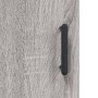 Armadietto a Muro Grigio Sonoma 60x31x70cm in Legno Multistrato