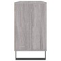 Mobile da Bagno Grigio Sonoma 80x33x60 cm in Legno Multistrato