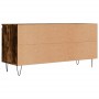 Mobile Porta TV Rovere Fumo 104x35x50 cm in Legno Multistrato