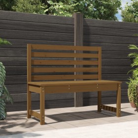 Panca da Giardino Miele 109 cm in Legno Massello di Pino