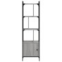 Libreria Anta Grigio Sonoma 44,5x30x154,5 cm Legno Multistrato