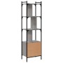 Libreria Anta Grigio Sonoma 44,5x30x154,5 cm Legno Multistrato