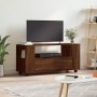 Mobile TV Rovere Marrone 102x34,5x43 cm in Legno Multistrato