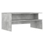 Tavolino Salotto Grigio Cemento 90x55x42,5 cm Legno Multistrato