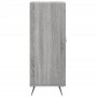 Credenza Grigio Sonoma 34,5x34x90 cm in Legno Multistrato