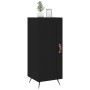 Credenza Nero 34,5x34x90 cm in Legno Multistrato