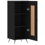 Credenza Nero 34,5x34x90 cm in Legno Multistrato