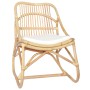 Sedia in Rattan e Lino