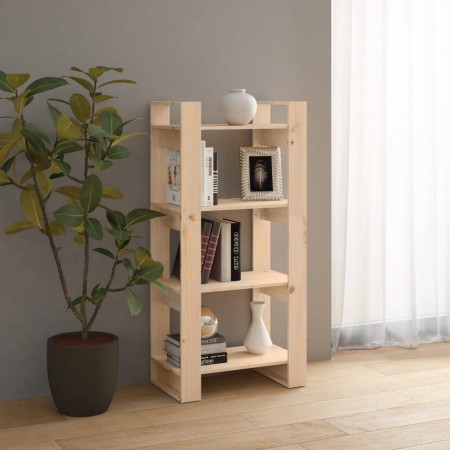 Libreria/Divisorio 60x35x125 cm in Legno Massello di Pino