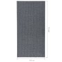 Tappeto Corsia Acchiappa Polvere 100x200 cm Grigio