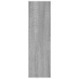 Mensola a Muro Grigio Sonoma 75x16x55 cm in Legno Multistrato