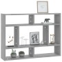 Mensola a Muro Grigio Sonoma 75x16x55 cm in Legno Multistrato