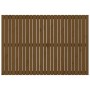 Testiera da Parete Miele 159,5x3x110 cm Legno Massello di Pino