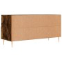 Mobile Porta TV Rovere Fumo 102x36x50 cm in Legno Multistrato