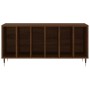 Mobile Porta Dischi Rovere Marrone 100x38x48 Legno Multistrato