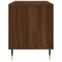 Mobile Porta Dischi Rovere Marrone 100x38x48 Legno Multistrato