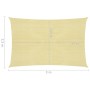 Vela Parasole 160 g/m² Beige 2,5x3 m in HDPE