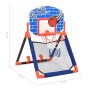 Set da Basket per Bambini Multifunzione da Pavimento e Parete