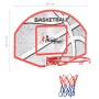 Set Canestro da Basket da Parete 66x44,5 cm