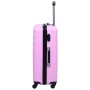 Trolley a Custodia Rigida Rosa ABS