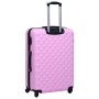 Trolley a Custodia Rigida Rosa ABS