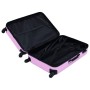 Trolley a Custodia Rigida Rosa ABS