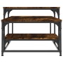 Tavolino da Salotto Rovere Fumo 102x60x45 cm Legno Multistrato