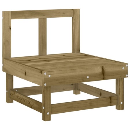 Set Salotto da Giardino 10 pz in Legno Impregnato di Pino