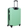 Set Valigie Trolley a Custodia Rigida 2 pz Menta in ABS