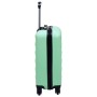 Set Valigie Trolley a Custodia Rigida 2 pz Menta in ABS