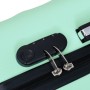 Set Valigie Trolley a Custodia Rigida 2 pz Menta in ABS