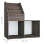 Portariviste Bimbi Grigio Rovere Sonoma 71x30x78,5 Multistrato