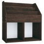 Portariviste Bambini Rovere Fumo 71x30x78,5cm Legno Multistrato