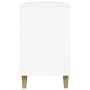 Scarpiera Bianca 102x36x60 cm in Legno Multistrato