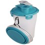 FLAMINGO Tazza da Viaggio Animali Acqua/Cibo 2-in-1 Trinka Blu Grigio